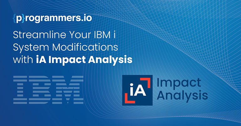 Узнайте все о решении iA Impact Analysis от Programmers.io